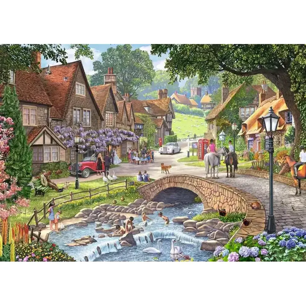 Ravensburger No13 Lazy Days By Stream 1000pce